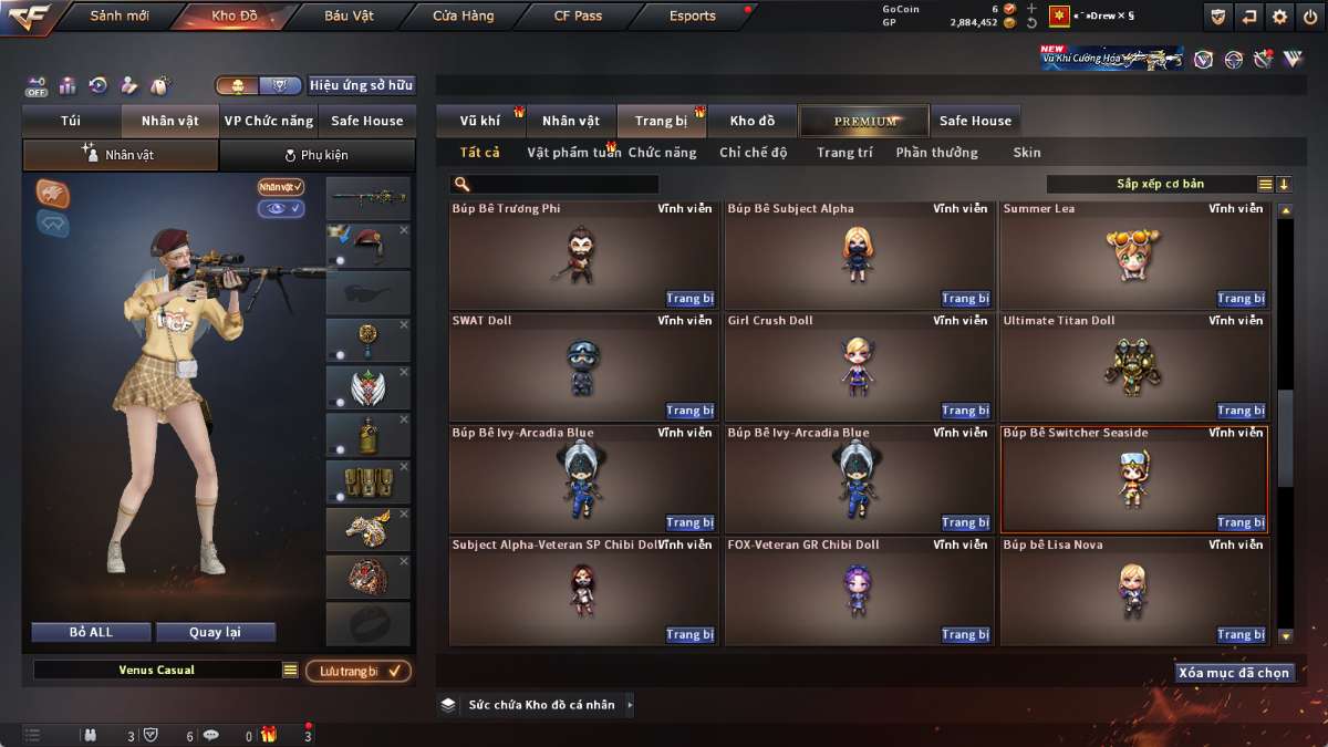 shop acc cf uy tin gia re